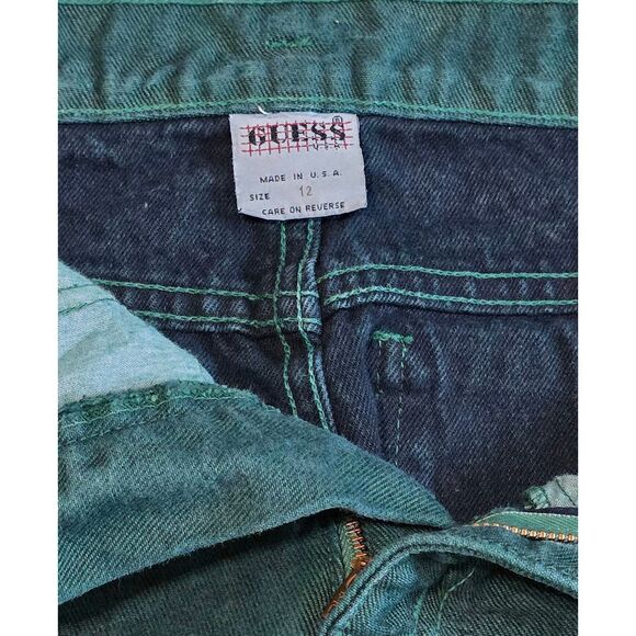 Vintage Green Guess Jeans Size 12 - Picture 6 of 7